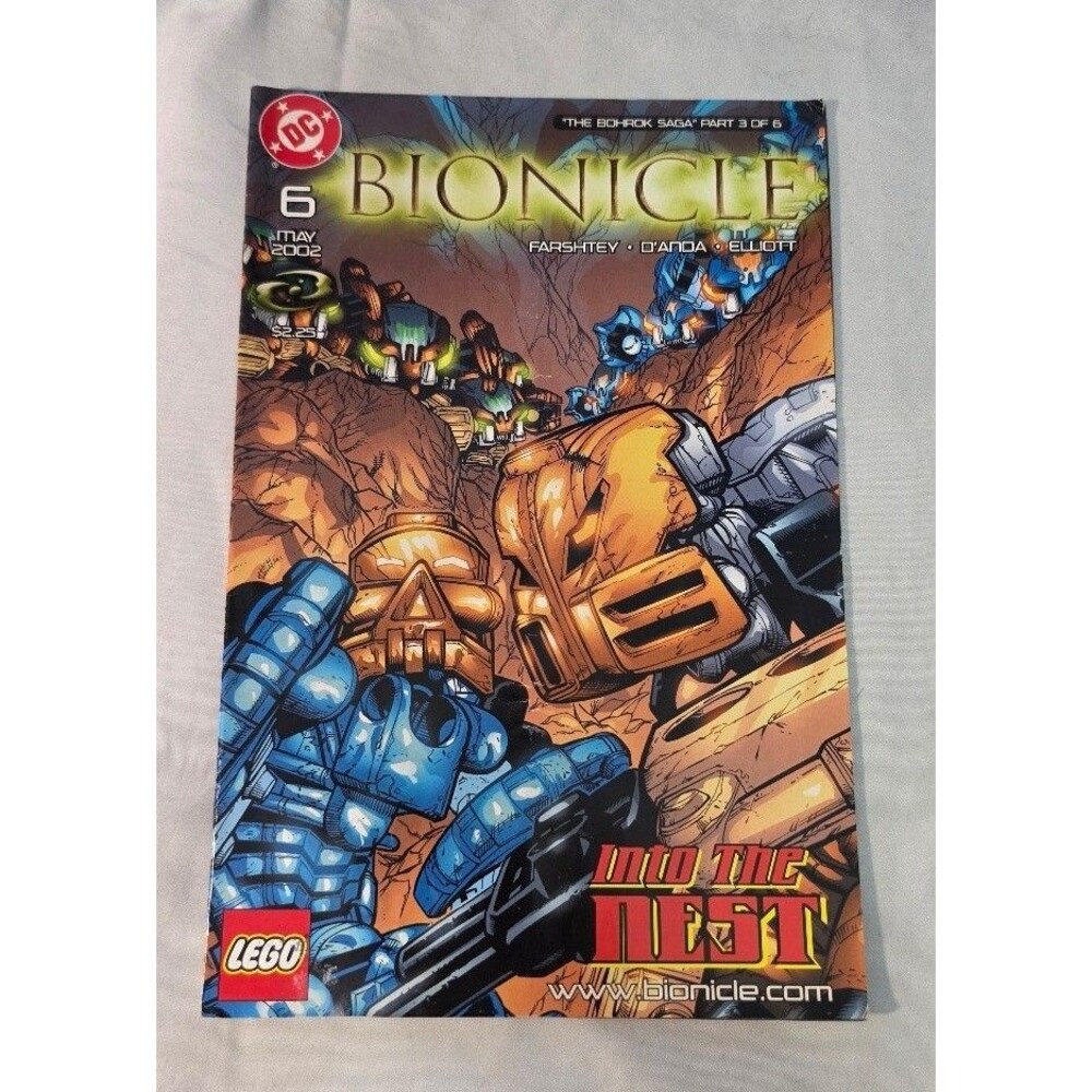 BIONICLE Into the Nest Farshtey O'Gara Elliott Issue 6 Comic Book 2002